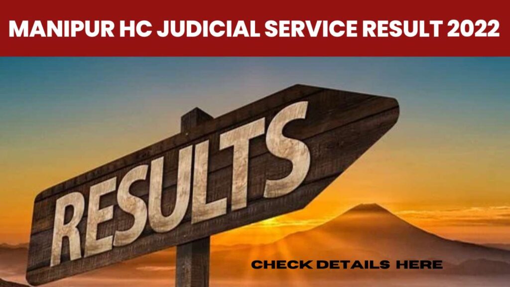 Manipur HC Judicial Service Result 2022
