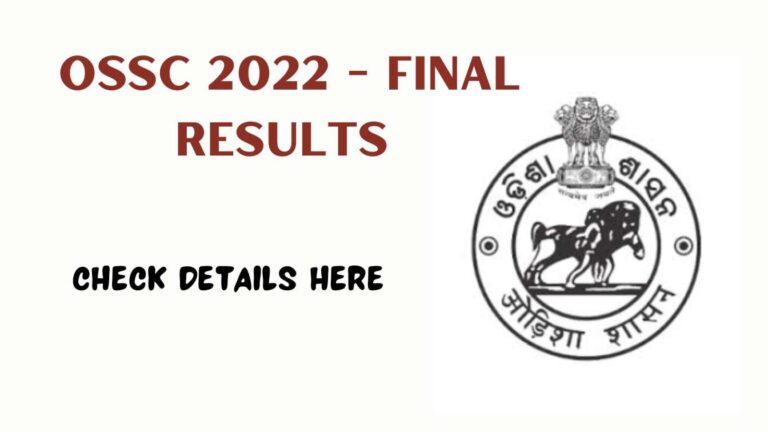 OSSC 2022 - Final Results