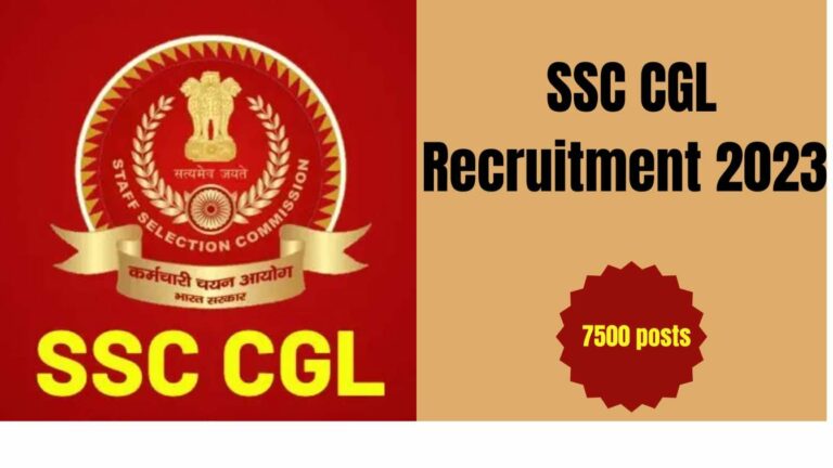 SSC CGL Recruitment 2023